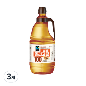 대상 청정원 요리 올리고당, 2.45kg, 3개