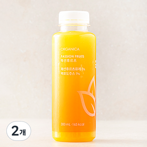 올가니카 패션후르츠 주스, 300ml, 2개