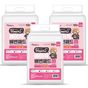프리미요 베이직 배변패드 실속형, 3개, 100p
