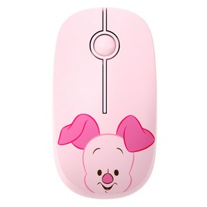 로이체 디즈니 무소음 무선 마우스 DSNY-RMS-A-PG, 피글렛