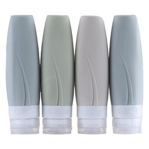 여행 다목적 실리콘 공병 90ml x 4종 세트 B형, 혼합색상, 1세트
