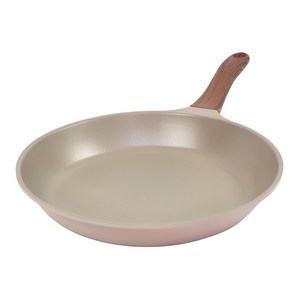 키친아트 본 우드 파스텔핑크 다이아 프라이팬, 28cm, 1개