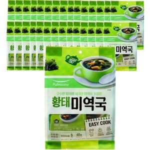 풀무원 황태 미역국, 40g, 6개