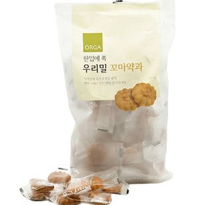 올가홀푸드 한입에 쏙 우리밀 꼬마약과, 400g, 1개