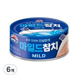 사조 마일드 참치, 150g, 6개