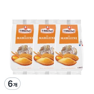 생미쉘 마들렝 과자케이크, 250g, 6개