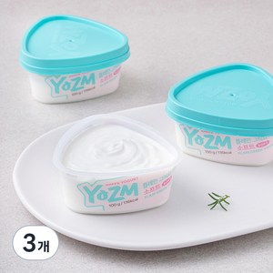 요즘 플레인 그릭요거트 소프트 3개입, 300g, 3개