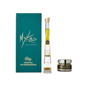 마이크고메 화이트트러플 오일 100ml + 블랙트러플 소금 100g 선물세트, 1세트