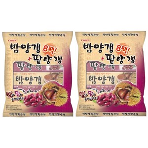 크라운 밤양갱 50g x 4p + 팥양갱 50g x 4p, 400g, 2개