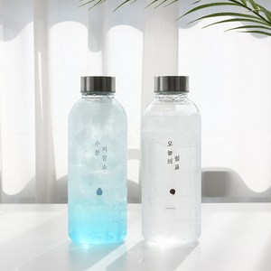 쓰임 보틀 650ml x 2p 세트, 오늘의 쉼표, 수분 저장소