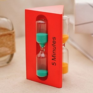 코뎃 3분 5분 7분 올인원 모래시계, 레드