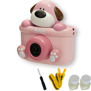 레츠토이 카메라 비눗방울 DOG + 리필 용액 2p, 혼합색상, 1세트