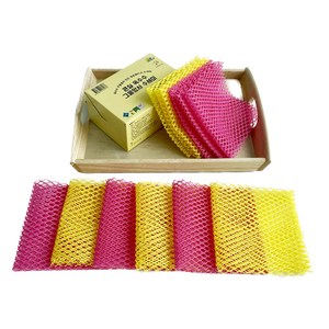 콘실 식기세척용 수세미 사각1겹, 12개입, 1팩