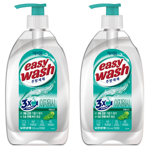 해피홈 이지워시 바질소다 일반주방세제, 720ml, 2개