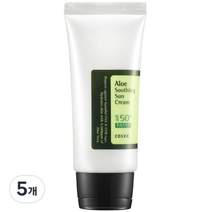 코스알엑스 알로에 수딩 선 크림 SPF50+ PA+++, 50ml, 5개