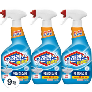 유한락스 멀티액션 욕실청소용 세정제, 510ml, 9개
