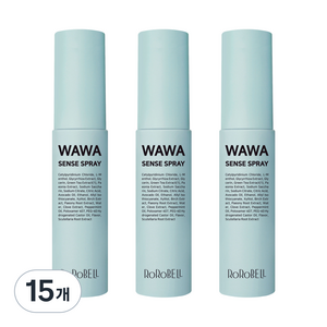 로로벨 구취제거 와와 센스 구강스프레이, 10ml, 15개