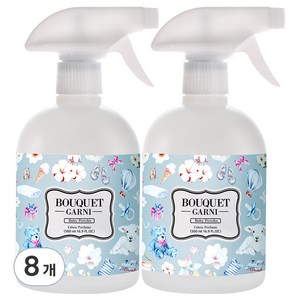 부케가르니 섬유탈취제 베이비파우더, 500ml, 8개