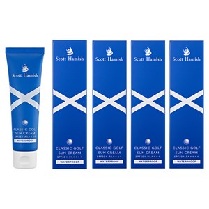 스콧해미쉬 클래식 골프 선크림 SPF50+ PA++++, 4개, 40ml