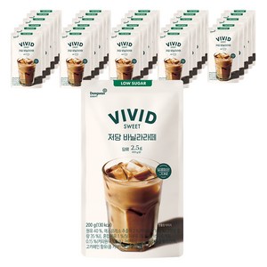 비비드스위트 저당 바닐라라떼 200g, 30개
