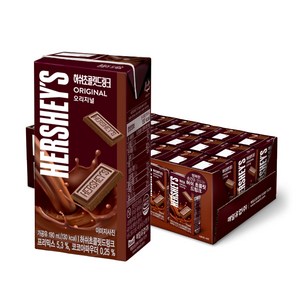 허쉬 초콜릿드링크 오리지널, 24개, 190ml