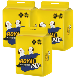 페슬러 금강아지 로얄 더블 패드, 100매입, 3개