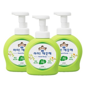 아이깨끗해 핸드솝 숲 속 산책향, 490ml, 3개