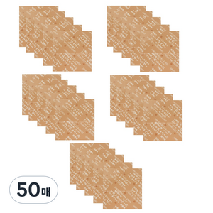 마루비시 시트형 실리카겔 식품 건조제 본품, 1.5g, 50개