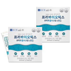 종근당 프리바이오틱스 프락토올리고당 FOS 유산균, 150g, 2개