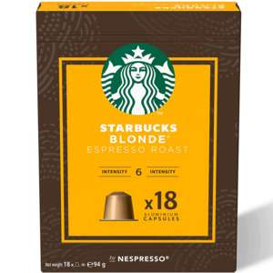 스타벅스 블론드 에스프레소 로스트 빅팩 캡슐커피, 5.3g, 18개입, 1개