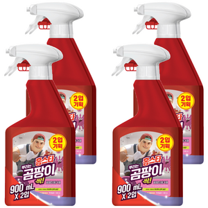 홈스타 뿌리는 곰팡이 싹 세정제, 4개, 900ml