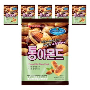 오리온 통아몬드 캔디, 90g, 6개