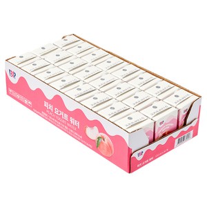 배스킨라빈스 과즙워터 피치요거트, 120ml, 24개