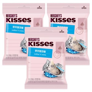 키세스 쿠키앤크림, 52g, 3개