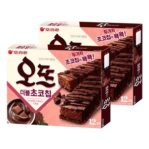 오리온 오뜨 더블초코칩 12p, 324g, 2개