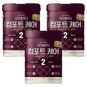 아이엠마더 컴포트케어 분유 2단계, 800g, 3개