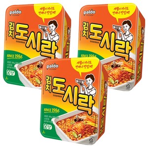 팔도 김치 도시락 86g, 3개