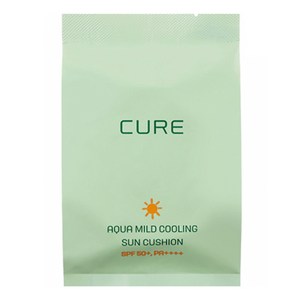 김정문알로에 아쿠아 마일드 쿨링 선쿠션 리필 SPF50+ PA++++, 25g, 1개