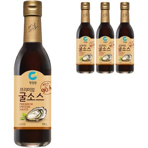 청정원 프리미엄 굴소스, 500g, 4개