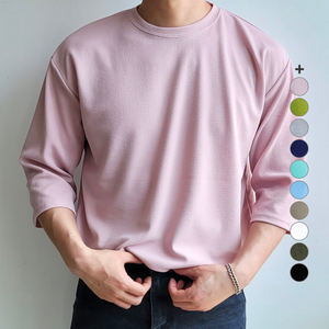 제이에이치스타일 베이직 링클프리 7부 티셔츠 JHROK418