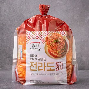 종가 전라도 포기김치, 3.3kg, 1개