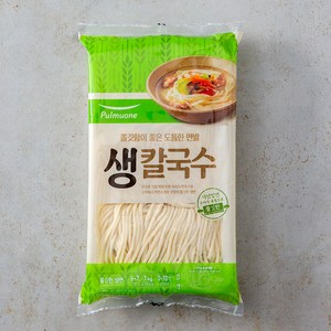 풀무원 쫄깃함이 좋은 도톰한 면발 생칼국수, 1kg, 1개