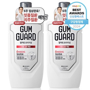 검가드 오리지널 구강세정제, 1.2L, 2개
