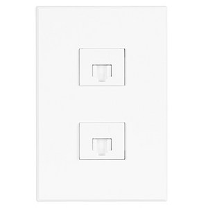 틸인스 인터넷8p 2구 콘센트 화이트, 1개