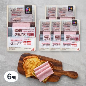 곰곰 샌드위치 햄, 100g, 6팩