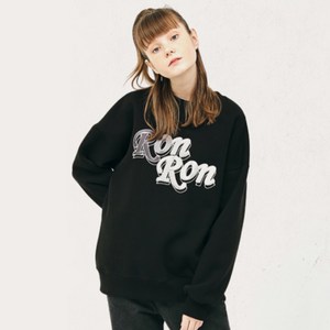론론 NEEDLEWORK LOGO SWEATSHIRT