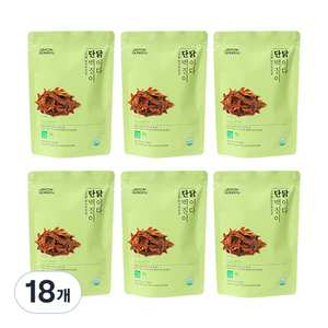 자연공유 닭가슴살 칩 단백질이 닭이다 랜치맛, 30g, 18개