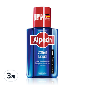 알페신 카페인 리퀴드 모발 토닉, 200ml, 3개