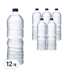 해태htb 강원평창수 무라벨 생수, 2L, 12개