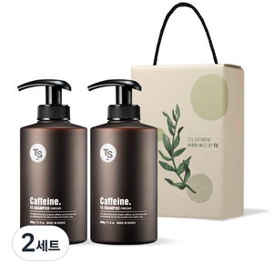 TS 카페인 탈모샴푸 500g x 2개 선물세트, 2세트
